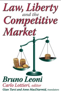 Imagen de portada: Law, Liberty, and the Competitive Market 1st edition 9781412808422
