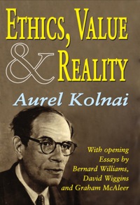 Titelbild: Ethics, Value, and Reality 1st edition 9781412807401