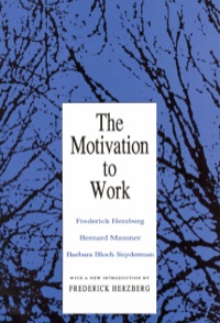 Imagen de portada: The Motivation to Work 1st edition 9781560006343