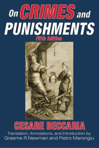 Cover image: On Crimes and Punishments 5th edition 9781412864022