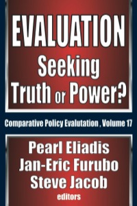 Cover image: Evaluation 1st edition 9781412811415