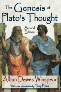 Imagen de portada: The Genesis of Plato's Thought 2nd edition 9781412811224
