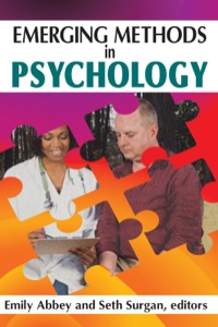 Cover image: Emerging Methods in Psychology 1st edition 9781412842785
