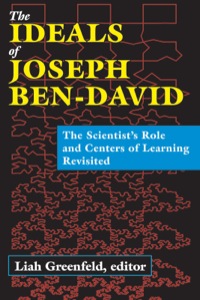 Cover image: The Ideals of Joseph Ben-David 1st edition 9781412842938