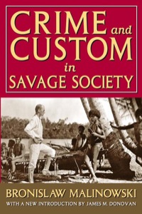 Cover image: Crime and Custom in Savage Society 1st edition 9781412849784