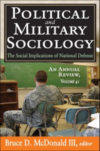 表紙画像: Political and Military Sociology 1st edition 9781412852647