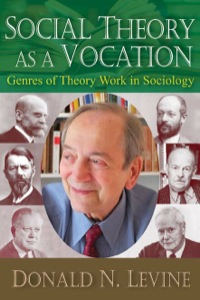 Imagen de portada: Social Theory as a Vocation 1st edition 9781412855020