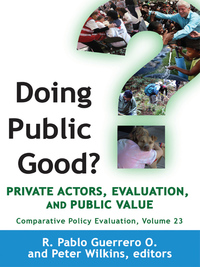 Imagen de portada: Doing Public Good? 9781412862462