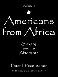 Cover image: Americans from Africa 9781412863285