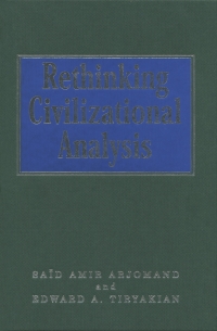 Cover image: Rethinking Civilizational Analysis 1st edition 9781412901833