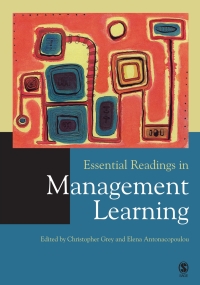 صورة الغلاف: Essential Readings in Management Learning 1st edition 9781412901420