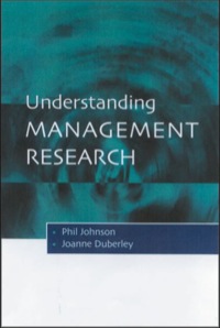 Omslagafbeelding: Understanding Management Research 1st edition 9780761969174