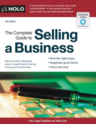 Cover image: Complete Guide to Selling a Business, The 4th edition 9781413312669