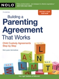 Cover image: Building a Parenting Agreement That Works: Child Custody Agreements Step by Step 7th edition 9781413312522