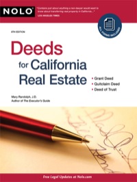 Cover image: Deeds for California Real Estate 8th edition 9781413310924