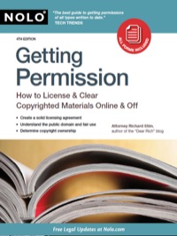 Cover image: Getting Permission: How to License & Clear Copyrighted Materials Online & Off 4th edition 9781413312706