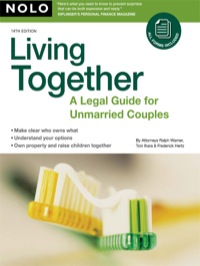 Cover image: Living Together: A Legal Guide for Unmarried Couples 14th edition 9781413307559