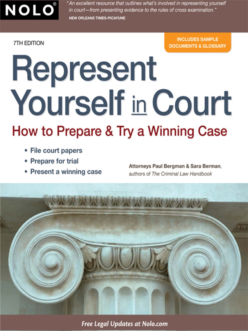 Represent Yourself in Court: How to Prepare & Try a Winning Case 7th Edition