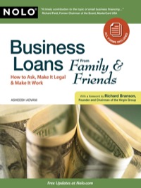 Cover image: Business Loans From Family & Friends 1st edition 9781413310788