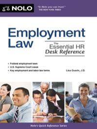 صورة الغلاف: Employment Law 1st edition 9781413313338