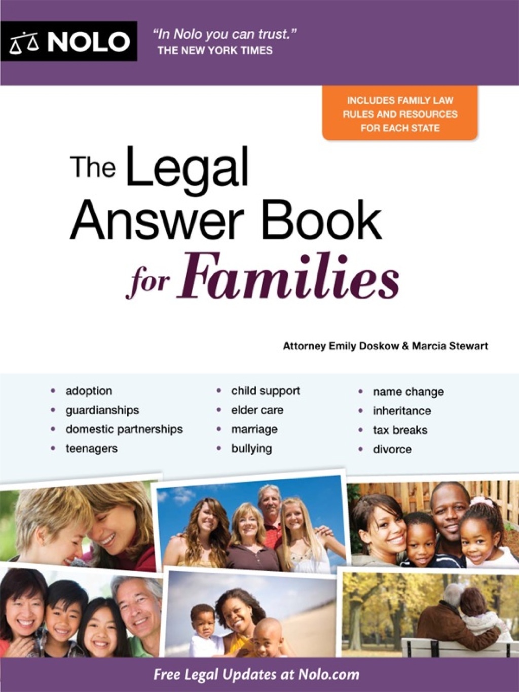Legal Answer Book for Families, The 1st Edition