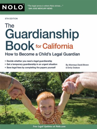 Cover image: Guardianship Book for California, The 8th edition 9781413313604