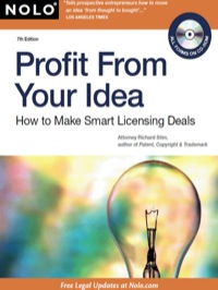 Cover image: Profit From Your Idea: How to Make Smart Licensing Deals 7th edition 9781413313253