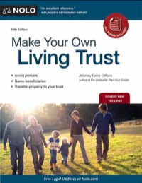 Cover image: Make Your Own Living Trust 10th edition 9781413313161