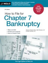 Cover image: How to File for Chapter 7 Bankruptcy 17th edition 9781413316339