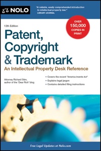 Cover image: Patent, Copyright & Trademark: An Intellectual Property Desk Reference 12th edition 9781413316803