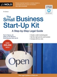 Cover image: Small Business Start-Up Kit, The 7th edition 9781413316841