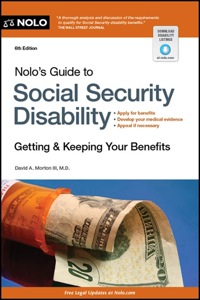 Cover image: Nolo's Guide to Social Security Disability: Getting & Keeping Your Benefits 6th edition 9781413316896