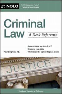 Cover image: Criminal Law: A Desk Reference 1st edition 9781413313673