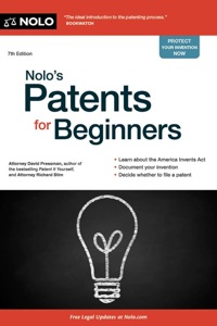 Cover image: Nolo's Patents for Beginners 7th edition 9781413317183