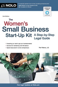 Cover image: Women's Small Business Start-Up Kit, The: A Step-by-Step Legal Guide 2nd edition 9781413317220