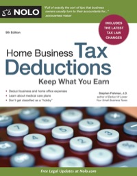 Cover image: Home Business Tax Deductions: Keep What You Earn 9th edition 9781413317411