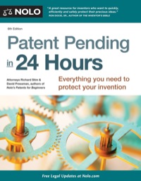 Cover image: Patent Pending in 24 Hours 6th edition 9781413317565