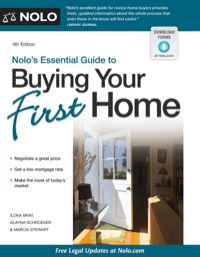 Cover image: Nolo's Essential Guide to Buying Your First Home 4th edition 9781413317626