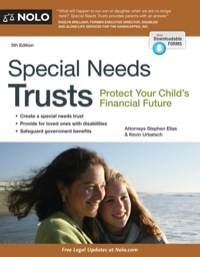 Cover image: Special Needs Trusts: Protect Your Child's Financial Future 5th edition 9781413318159