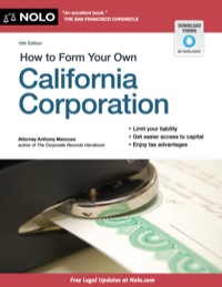 Cover image: How to Form Your Own California Corporation 15th edition 9781413318272