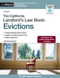 Cover image: California Landlord's Law Book, The: Evictions 15th edition 9781413318517
