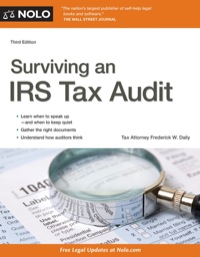 Imagen de portada: Surviving an IRS Tax Audit 3rd edition 9781413318647
