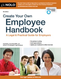 Cover image: Create Your Own Employee Handbook: A Legal 6th edition 9781413318845