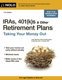Cover image: IRAs, 401(k)s 11th edition 9781413319026