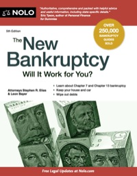 Cover image: New Bankruptcy,The: Will It Work for You? 10th edition 9781413319040