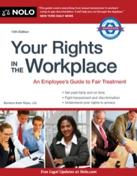 Titelbild: Your Rights in the Workplace 10th edition 9781413319088