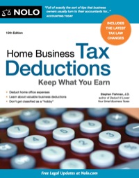 Cover image: Home Business Tax Deductions: Keep What You Earn 3rd edition 9781413319354