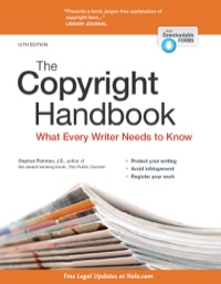 صورة الغلاف: Copyright Handbook, The: What Every Writer Needs to Know 12th edition 9781413320480