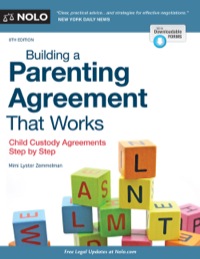 表紙画像: Building a Parenting Agreement That Works 8th edition 9781413320671
