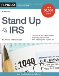 Cover image: Stand Up to the IRS 12th edition 9781413321067